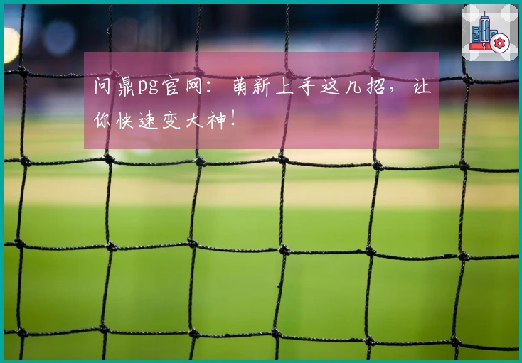 问鼎pg官网：萌新上手这几招，让你快速变大神！